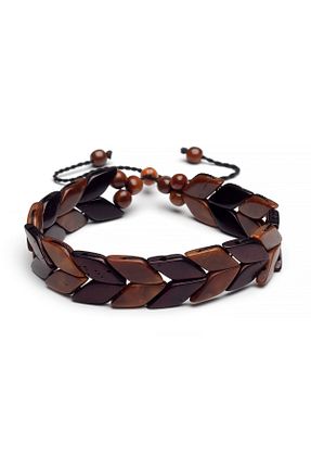 دستبند جواهر طوسی زنانه OTTOTESBİH - کد 873638277