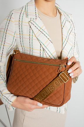 کیف دوشی قهوه ای زنانه چرم مصنوعی Kaya Bag - کد 896566985