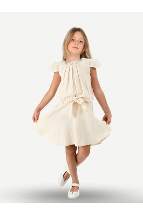 ست بالاتنه و پائین تنه بژ بچه گانه بافتنی Casabony - کد 897627188