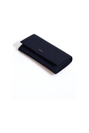 کیف پورتفوی و کلاچ سرمه ای زنانه Grande - کد 896583765