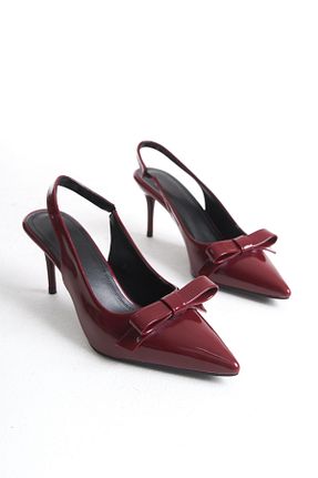 کفش استایلیتو زرشکی پاشنه نازک Shoesers - کد 897633461