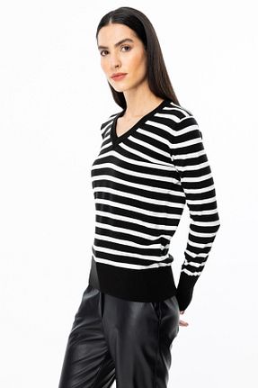 پلیور مشکی زنانه Straight ON - کد 896569228