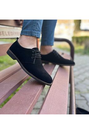 کفش کژوال مشکی مردانه چرم مصنوعی AYHİRASHOES - کد 820973354