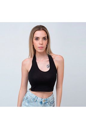 بلوز مشکی زنانه ساده Sunce Collection - کد 896576302
