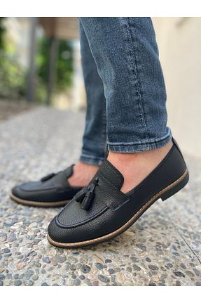 کفش کلاسیک مشکی مردانه چرم مصنوعی TarzKar - کد 86909811