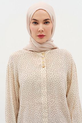 شال بژ زنانه Tuğba - کد 896615512