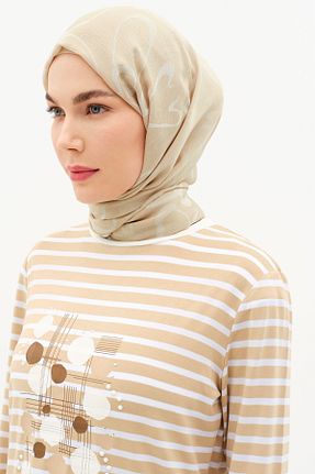 شال بژ زنانه Tuğba - کد 896603370