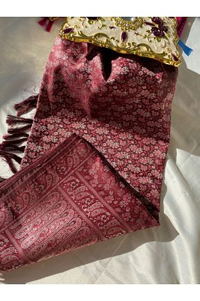 شال زرشکی زنانه ابریشم Home - کد 896608970