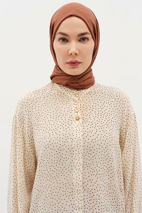 شال قهوه ای زنانه Tuğba - کد 896608415