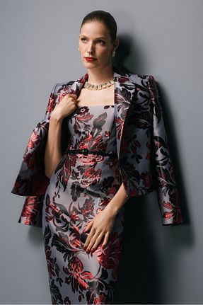 کت قرمز زنانه Fitted adL - کد 900856818