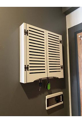 محصول دکوراسیون دیوار سفید چوب ötay - کد 897645076