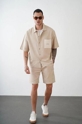 ست بالاتنه و پائین تنه بژ مردانه بافتنی Butik - کد 896616747