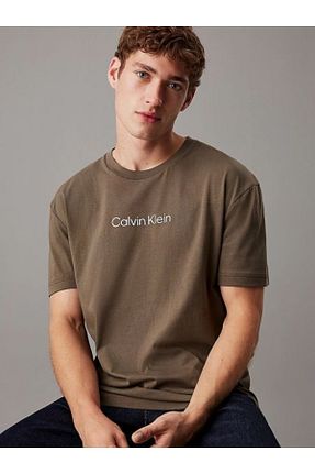 تیشرت بژ مردانه رگولار Calvin Klein - کد 895780950