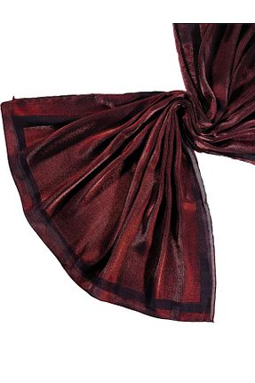 شال زرشکی زنانه پنبه ای mim eşarp - کد 896622254