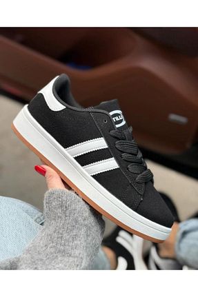 کفش اسنیکر مشکی زنانه بند دار Big Sole Step - کد 896617907