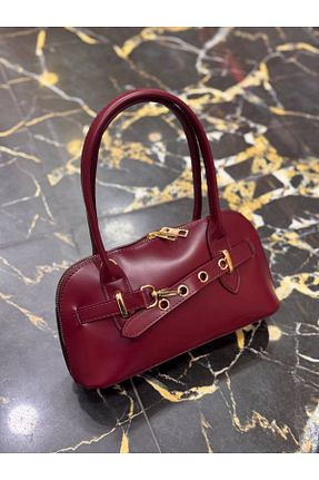 کیف دستی زرشکی زنانه ابعاد کوچک Detre - کد 896622957