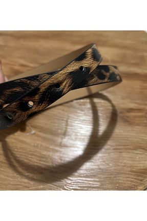 کمربند قهوه ای زنانه چرم مصنوعی Linda Shop - کد 896633343
