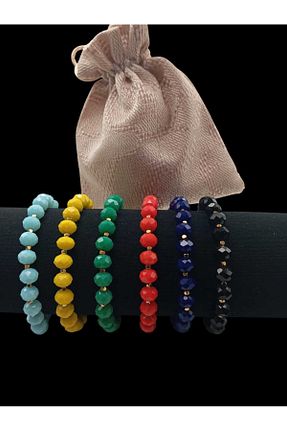 دستبند جواهر رنگی زنانه منجق Ralp Moda - کد 896652191