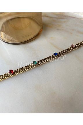 دستبند استیل (فولاد) متالیک زنانه استیل (فولاد) Lilyum Aksesuar - کد 896650946