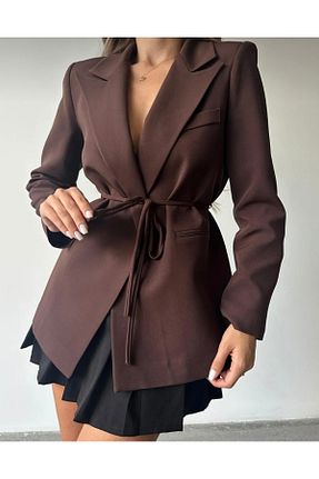 کت قهوه ای زنانه Blazer Meros Atelier - کد 896638321
