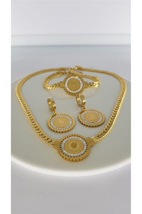ست استیل طلائی زنانه استیل (فولاد) SONES - کد 798205116