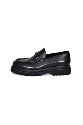 کفش لوفر مشکی مردانه چرم خالص Tuna - کد 897650905