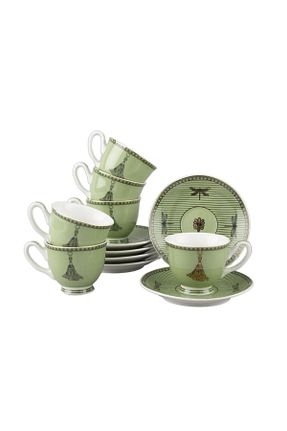 فنجان قهوه سبز 6 نفره Mikasa Moor - کد 896667358
