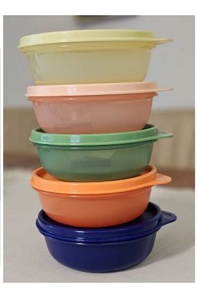 ست غذاخوری کمپ رنگی Tupperware - کد 896675397