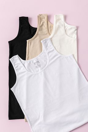 رکابی رنگی زنانه پنبه ای SATENIA LINGERIE - کد 896680022