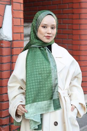 شال سبز زنانه Hint İpek - کد 896703994