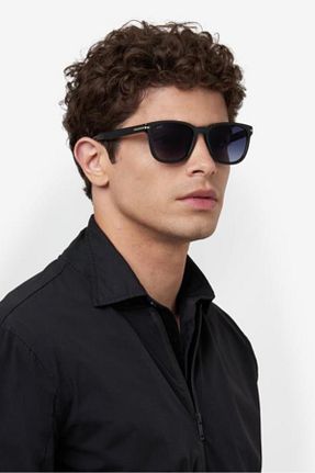 عینک آفتابی مشکی مردانه 54 Hugo Boss - کد 896707376