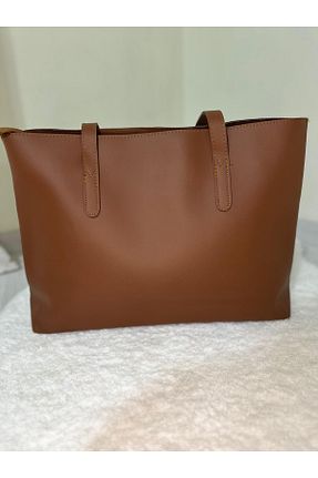 کیف دوشی قهوه ای زنانه چرم مصنوعی MACMODA - کد 896710230