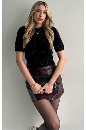 پلیور مشکی زنانه ساده yeditepe fashion - کد 896718464