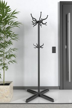 چوب لباسی مشکی فلزی intoku - کد 896741548
