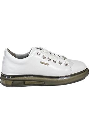 کفش کژوال سفید مردانه چرم خالص Pierre Cardin - کد 896730882