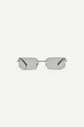 عینک آفتابی مشکی مردانه 55 Bershka - کد 896744583
