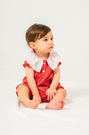 سرهمی صورتی بچه گانه آستین کوتاه Chicsy Baby - کد 897696033