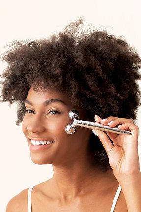 ابزار ماساژ صورت طوسی Ice Roller Fresh Moon - کد 898800657