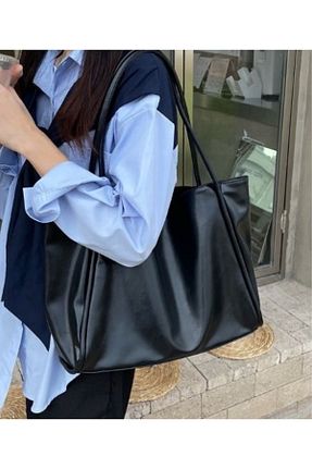 کیف دوشی مشکی زنانه چرم مصنوعی HONEY BAG - کد 779255825