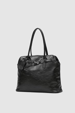 کیف دوشی مشکی زنانه چرم مصنوعی Shule Bags - کد 896781719