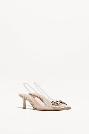 کفش پاشنه بلند کلاسیک رنگی زنانه Köpük Bershka - کد 896778818
