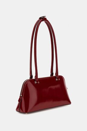 کیف دوشی قرمز زنانه پلی اورتان Guess - کد 886178080