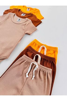 ست نوزادی رنگی بچه گانه پنبه پلی استر EFU BABY - کد 896803070