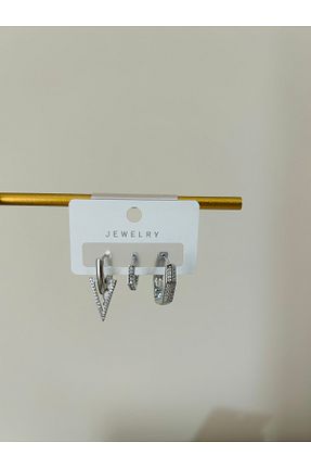 گوشواره استیل (فولاد) استیل (فولاد) JEWELRY - کد 896794557