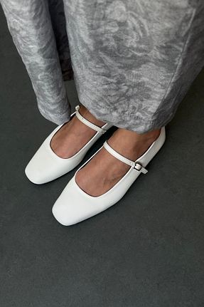 بابت سفید زنانه پلی اورتان Mupa Shoes - کد 846392076