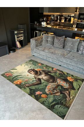 فرش رنگی قابل شستشو Rugs Modern Halı - کد 896804308