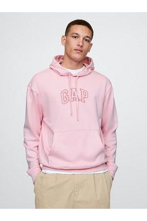 سوئیشرت صورتی مردانه چاپی GAP - کد 896809192