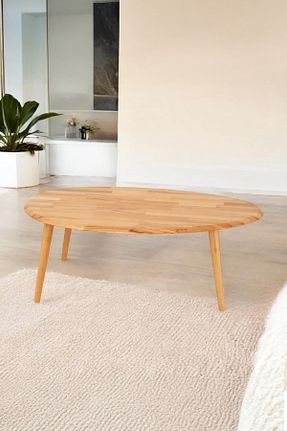 میز جلو مبلی قهوه ای چوب BAUPOR - کد 863630797