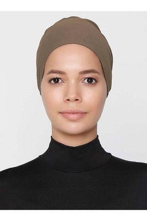 کلاه شنای حجاب قهوه ای زنانه Tuva Bone - کد 55757128