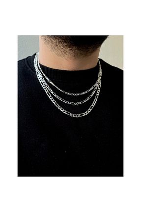 گردنبند نقره طوسی زنانه 925 عیار AS.CO DESIGN - کد 896831866